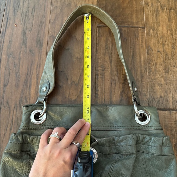 Vintage B. Makowsky Leather Toggle Purse - Picture 8 of 8